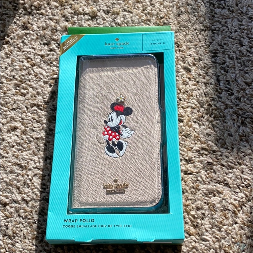 Brand new Kate Spade iPhone X Wrap Folio Case